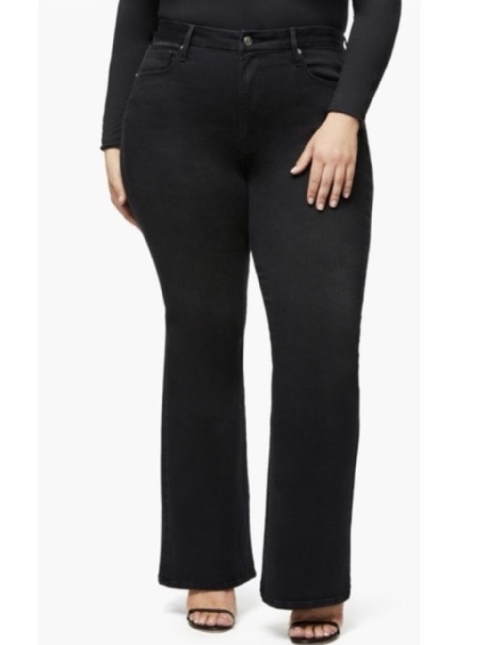 Good American Black Good Flare Jeans NWT Size 22